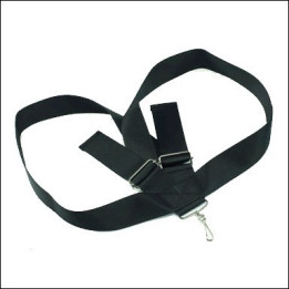 Sangle en nylon 200x5 cm. 1 mousqueton et glissières