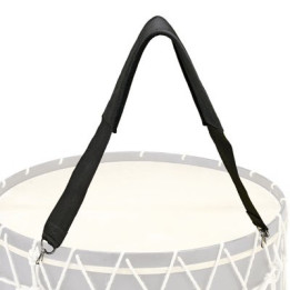 Medium drum belt 6x100 cms. Padded