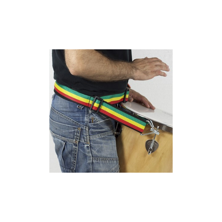 Correa batucada cintura acolchada rasta