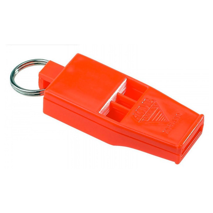 Silbato plano rojo