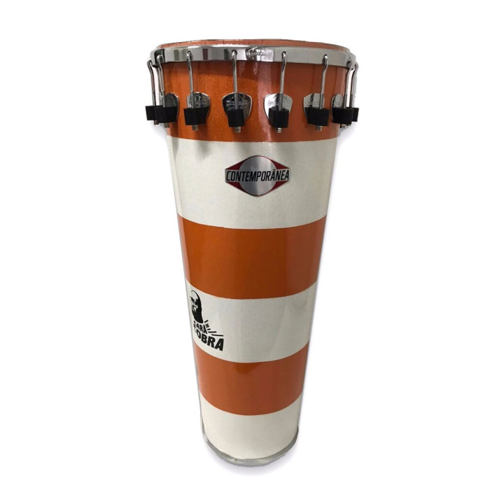 Timbau 14"x90 Kobra Gesicht - Zeitgenössisch (Orange)