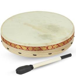 Tamburo sciamanico in pelle da 20" (50 cm).