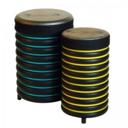 Ensemble de 2 tambours trommus