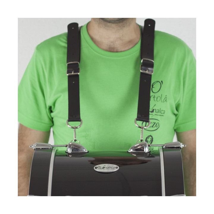 Ref. 675 crossed bass drum strap on the back ref. 675