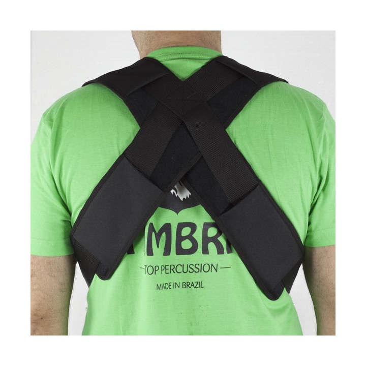 Ref. 721 bolsa de ombro com arnês de bombo acolchoada para adultos