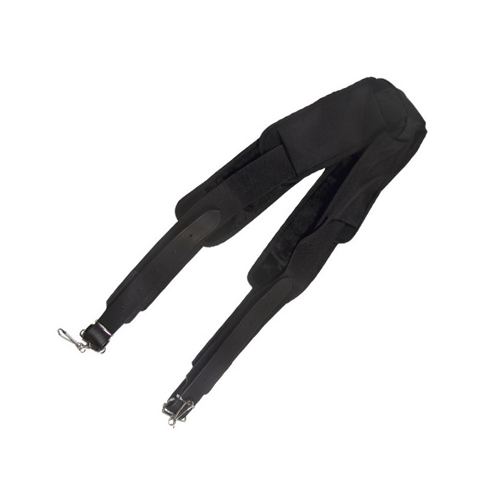 Ref. 721 bolsa de ombro com arnês de bombo acolchoada para adultos