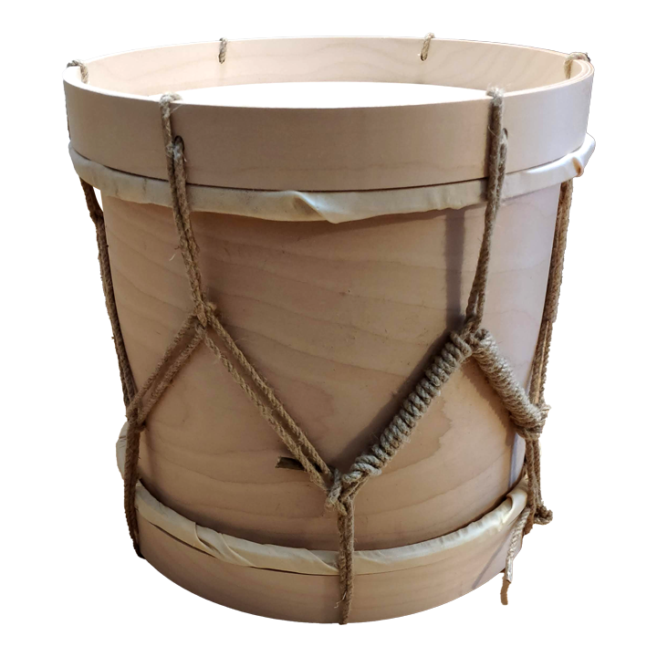 Alfaia 13 "pequeno maracatu (sem pintura)