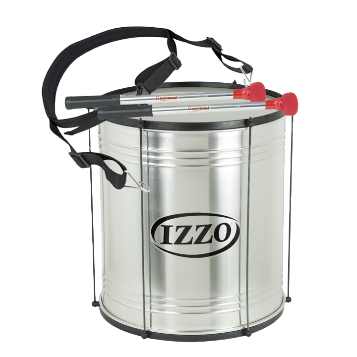 Izzo 16" surdo pack with strap and mallets