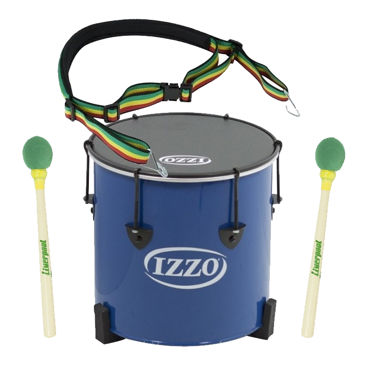 Embale surdo Izzo 12 "com malhos e alça