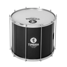 Surdo 18" X40 Cm Noir Mat Timbra 10-Div. Ti15914