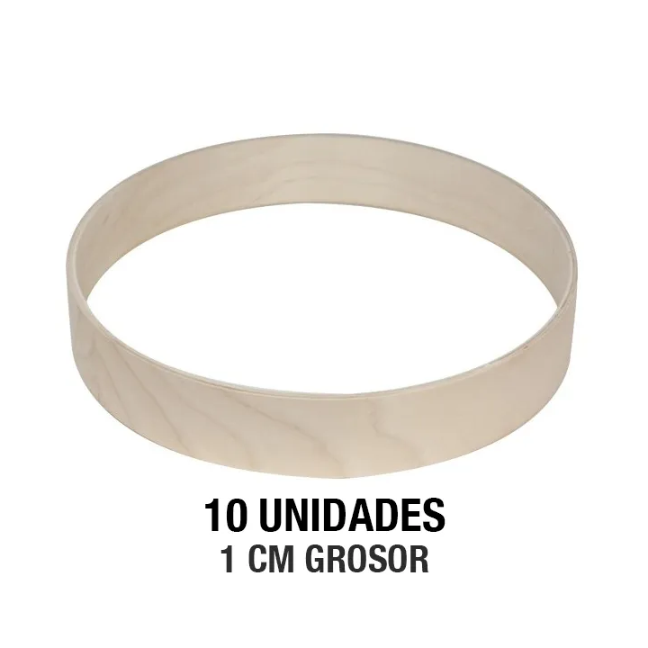 Marco 35x7 cm con 1 cm de grosor para pandero chamanico abedul