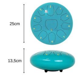 Tambor de Língua 10"/25Cm 11 Tons