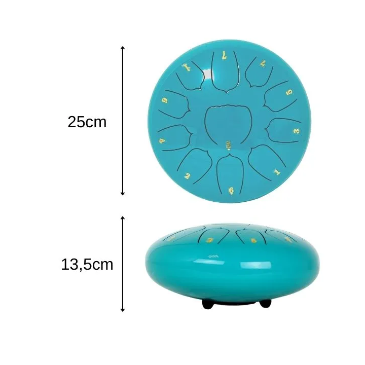 Tongue Drum 10"/25Cm 11 Tones