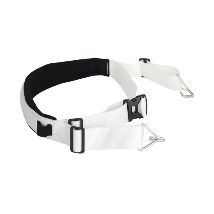 White batucada padded waist belt