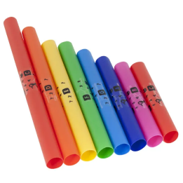 Conjunto de 8 tubos de percussão musical
