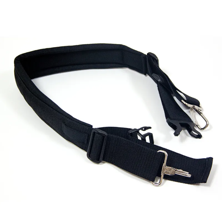 Batucada waist strap with fixed carabiner