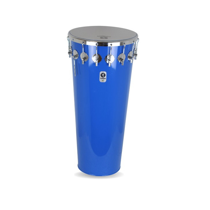 Timbau Timbra 14" x 80 cm Blu brillante - Timbal brasiliano con 16 punti di tensione