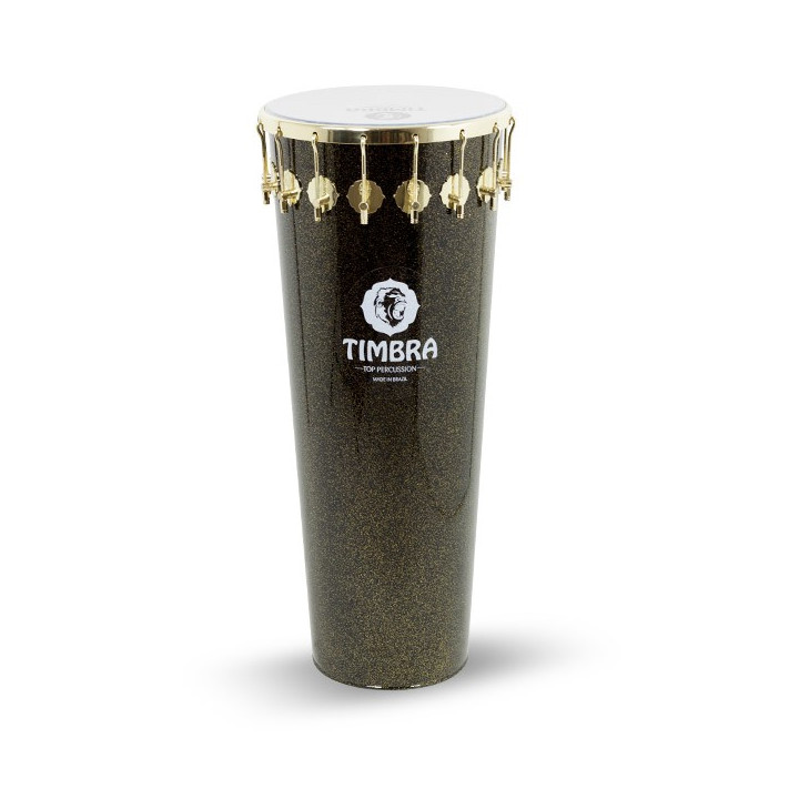 Timbau black sparkle Timbra 14"x90cm with gold hardware
