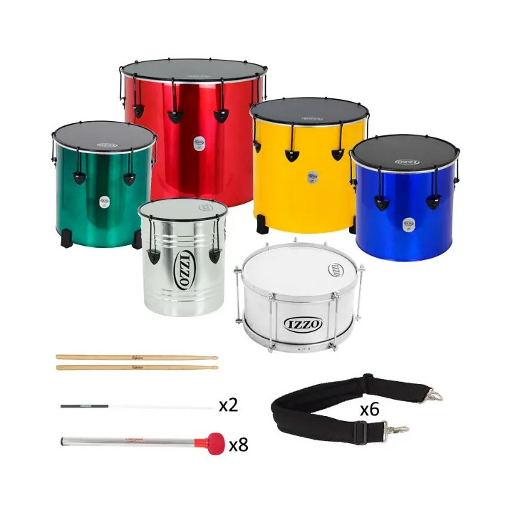 Pack de surdos apilables Izzo