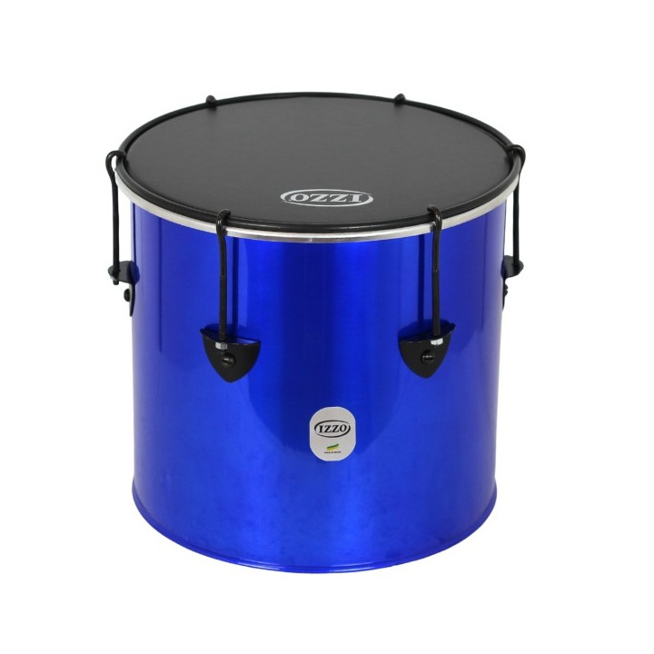 Surdo Izzo azul de 12" con parche de napa