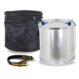 Pack de surdo Izzo 18" con funda, mazas y correa acolchada