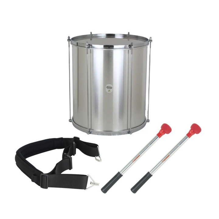 Pack surdo Izzo 16" avec sangle et 2 massues