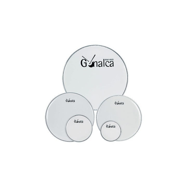 White gonalca 8" patch ref.p01130