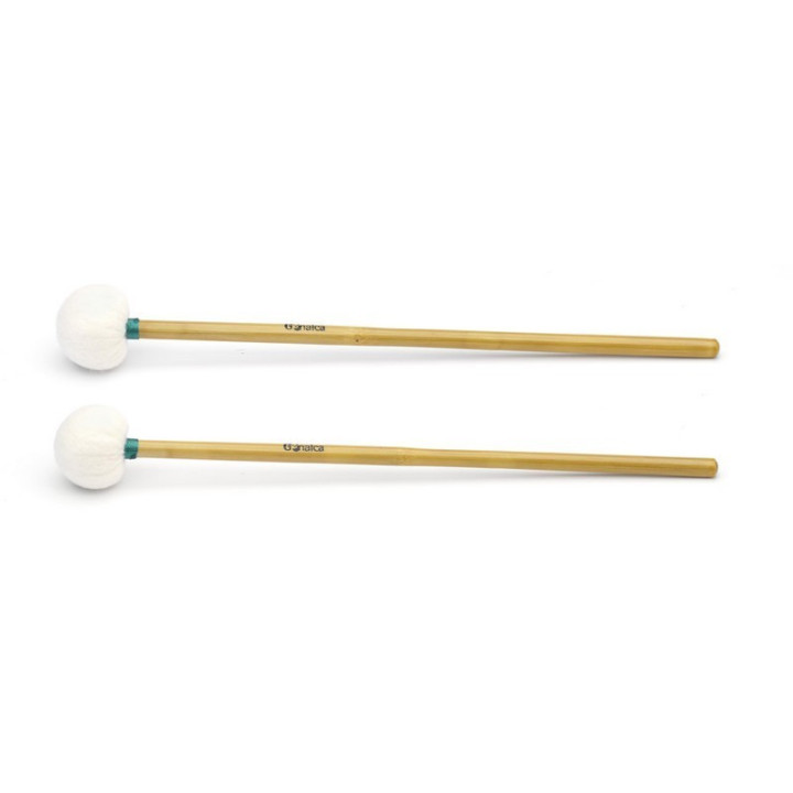 Medium green timpani mallet ref.6021 bamboo
