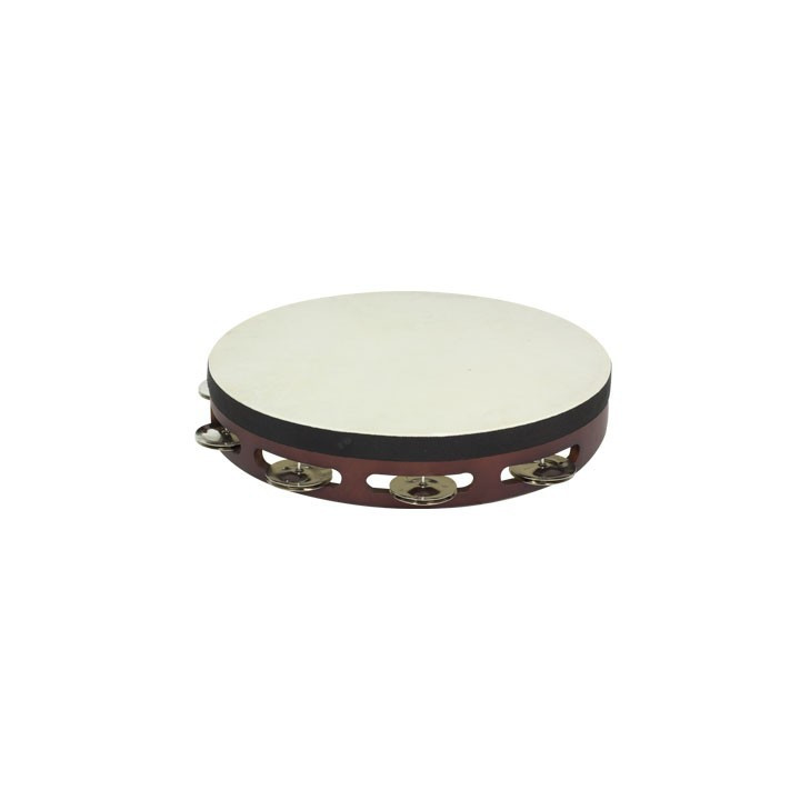 Tambourin simple 25cm avec tête en noyer STF5060