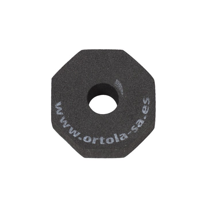 Patin de plaque hexagonale. Poliet. 15mm réf.03136
