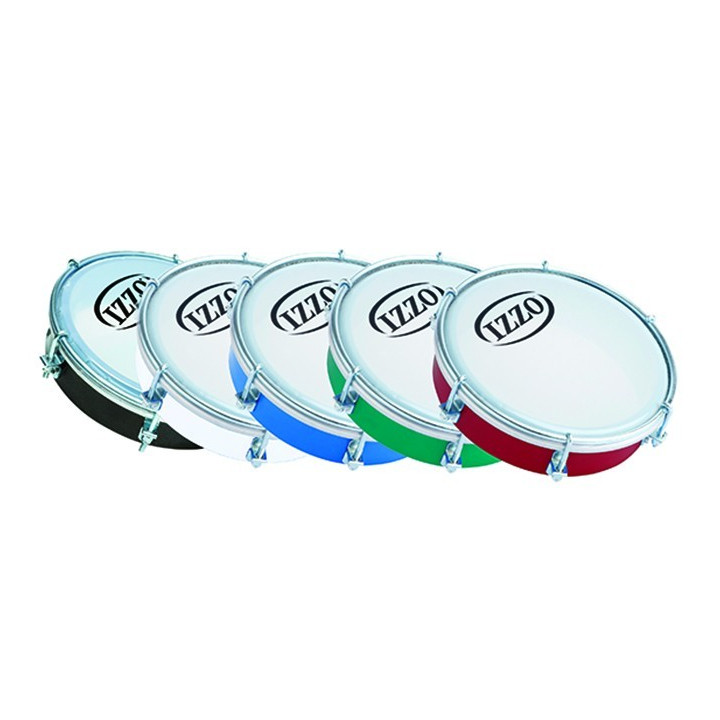 Tamborim 6 "ABS blanc pour brasil izzo ref.iz3691