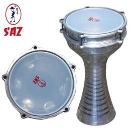 Ancienne darbuka turque. tournant