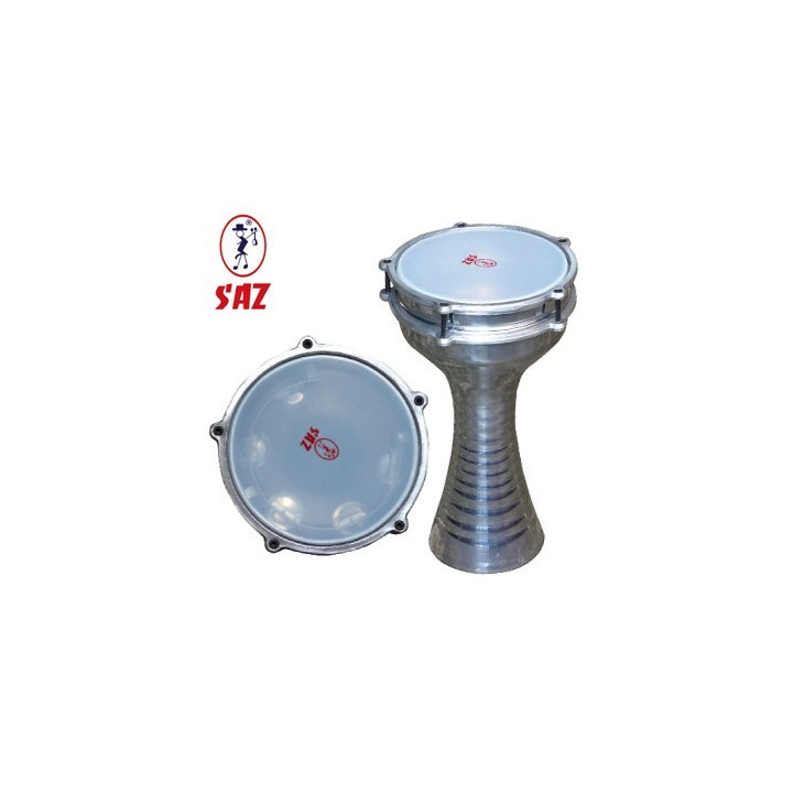 Allume Darbuka turco. girando