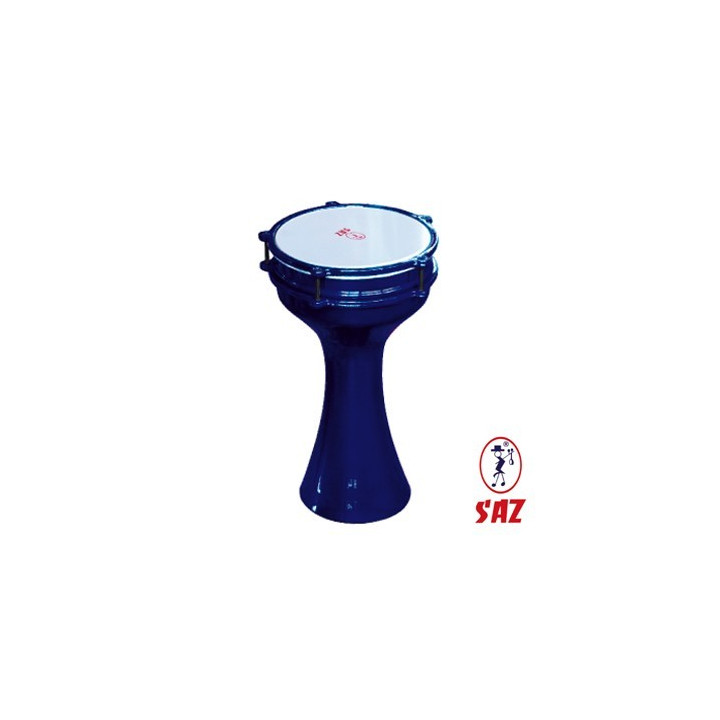 Darbuka turco dipinto di blu