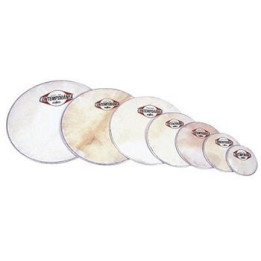 Membrane en cuir naturel de 8 "