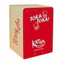Cajón mini-katho rojo