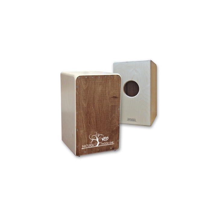 Flamenco cajon nat. Wood line, walnut