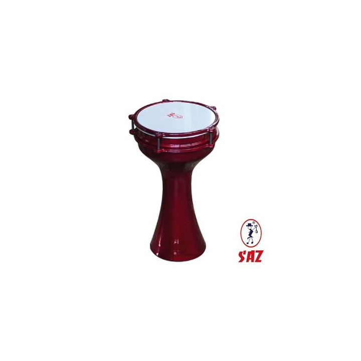 Darbuka turca pintada rojo